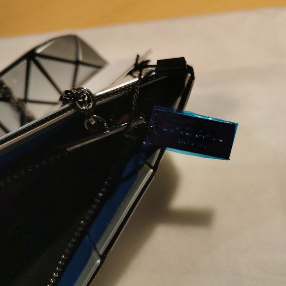 Bao Bao Issey Miyake Shoulder Bag Silver Grey - Picture 9 of 10